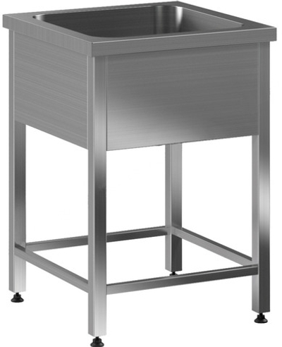 Ванна моечная ВМЦП-1/500 (600х700х850, размер мойки 500х500х300)