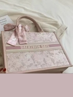 Сумка для учебы большая а4 тоут розовая y2k с бантиком