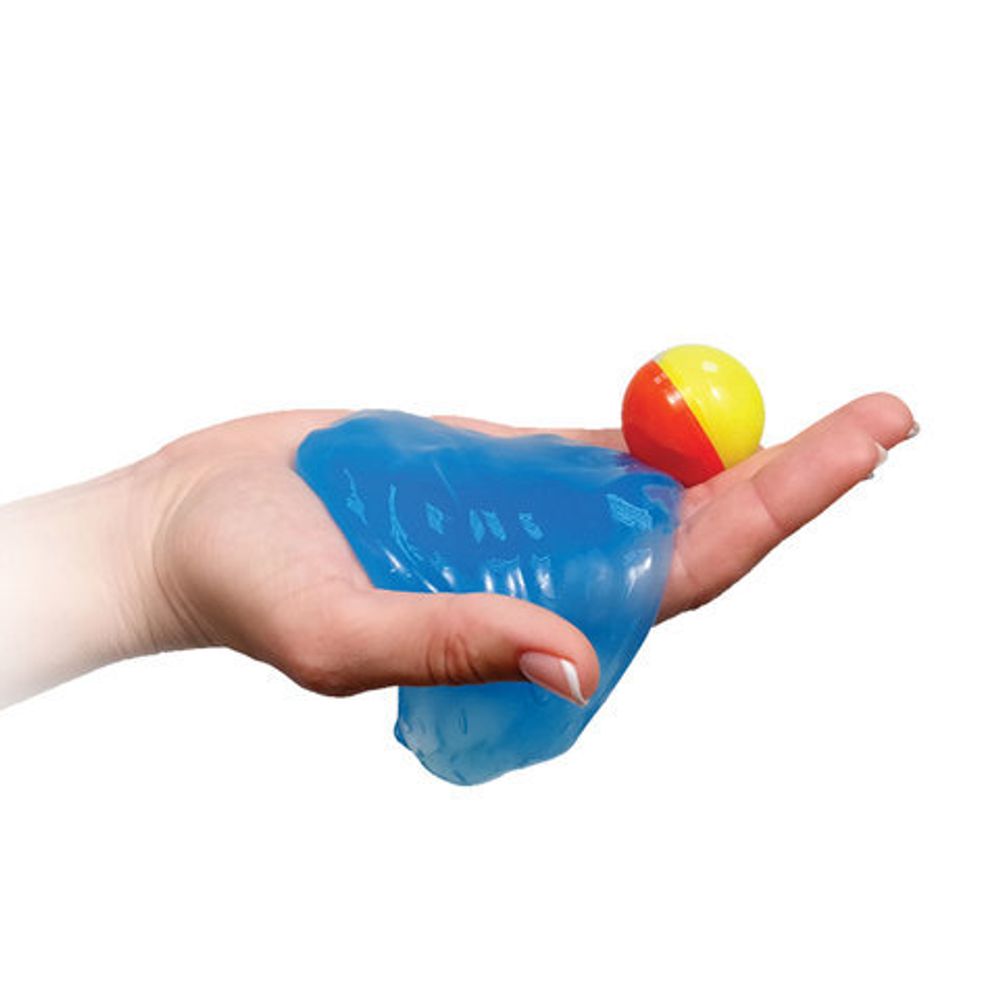 Слайм (лизун) "Slime Ninja", 2 в 1, синий, желтый, 130 г, ВОЛШЕБНЫЙ МИР, S130-1