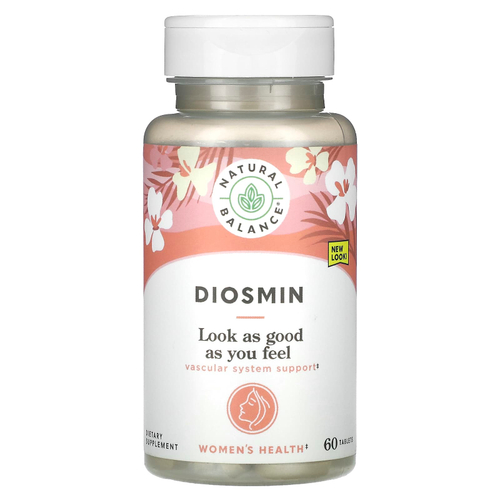 Natural Balance, Diosmin, для поддержки сосудистой системы, 60 таблеток (500 мг в 1 таблетке)