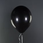 Шар (12''/30 см) Черный (S18/150), пастель, 100 шт.