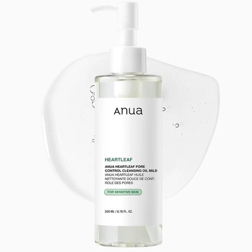 Гидрофильное масло для глубокого очищения пор Anua Heartleaf Pore Control Cleansing Oil Mild, 200мл