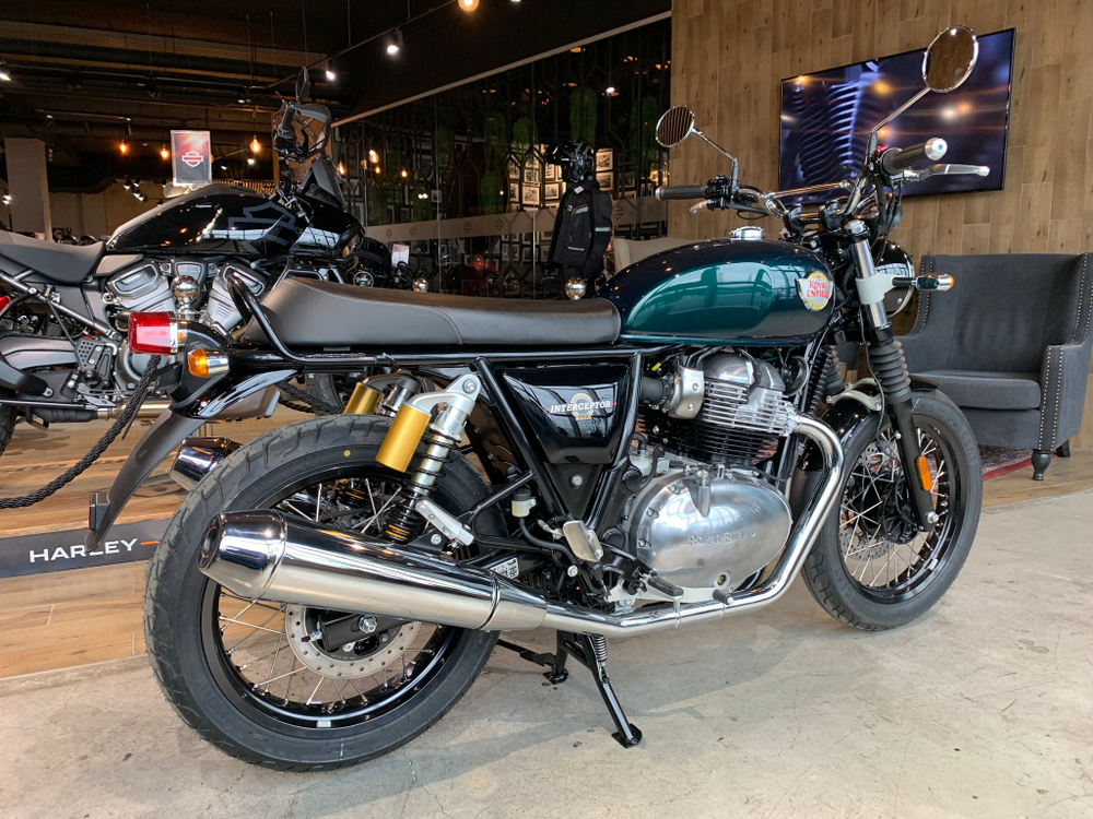 Royal Enfield Interceptor 650 Cali Green (Standard / Single tone)