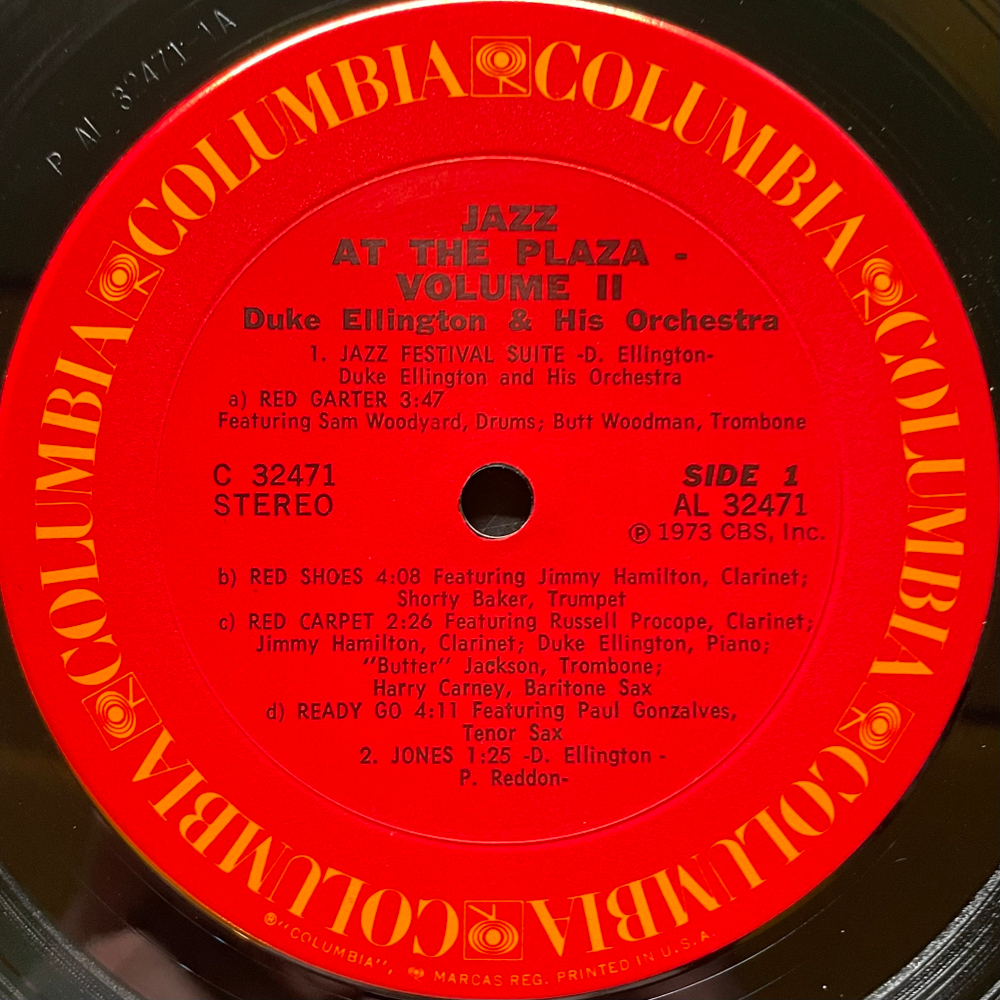 Duke Ellington & His Orchestra ‎– Jazz At The Plaza Vol. II (США 1973г.)