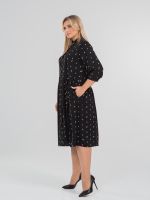 Платье 1329 темно-зеленый Novita (Акция)