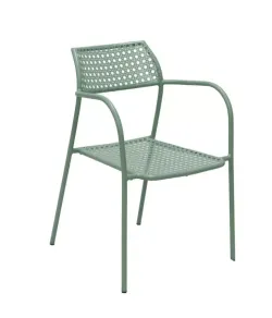 "Посейдон" стул стальной, цвет зеленый