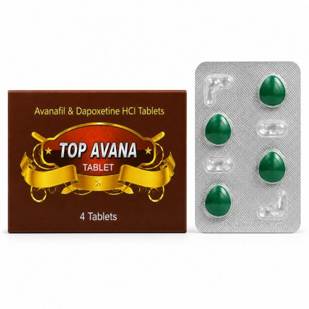 Препарат для улучшения и продления эрекции Top Avana (4 таб.)