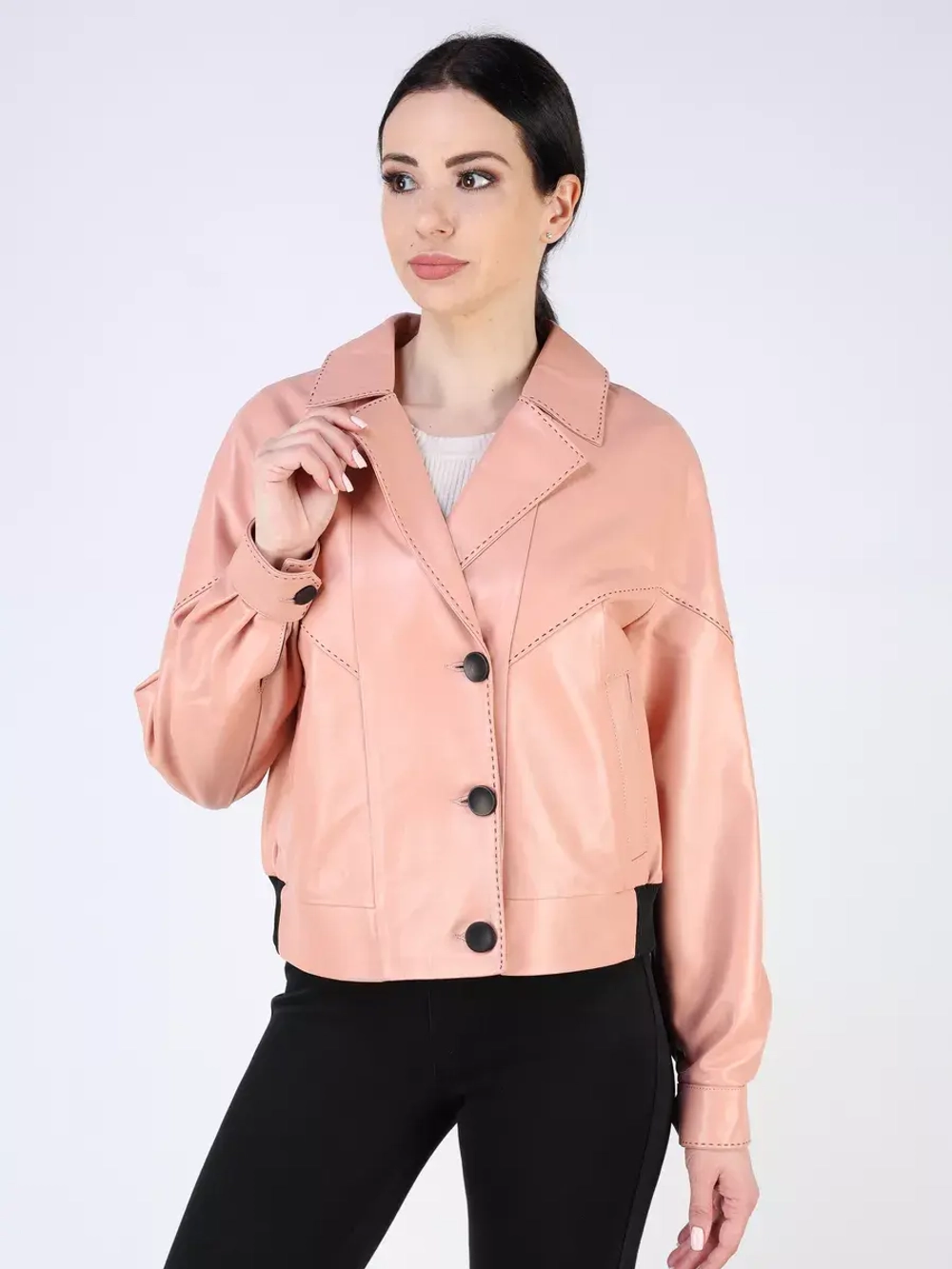 Кожаная куртка демисезонная Турция