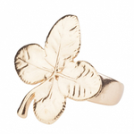 Кольцо с листьями Ester Bijoux Четырёхлистник LF13R- RG BR