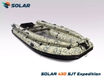 Лодка надувная моторная solar-430 super jet tunnel (expedition)