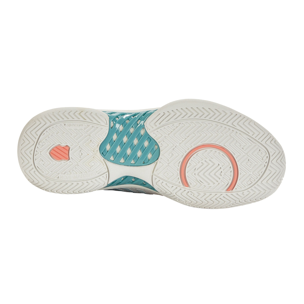 Женские теннисные кроссовки K-Swiss Hypercourt Express 2 AC All Court Shoe Women - White, Mint