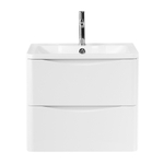 Мебель для ванной комнаты подвесная BelBagno ACQUA-700-2C-SO-BL 70см Bianco Lucido