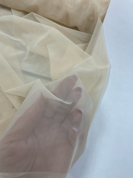 Сетка стрейч Пудра