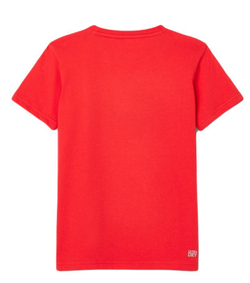 Футболка для мальчика теннисная Lacoste Boys SPORT Tennis Technical Jersey Oversized Croc - красный