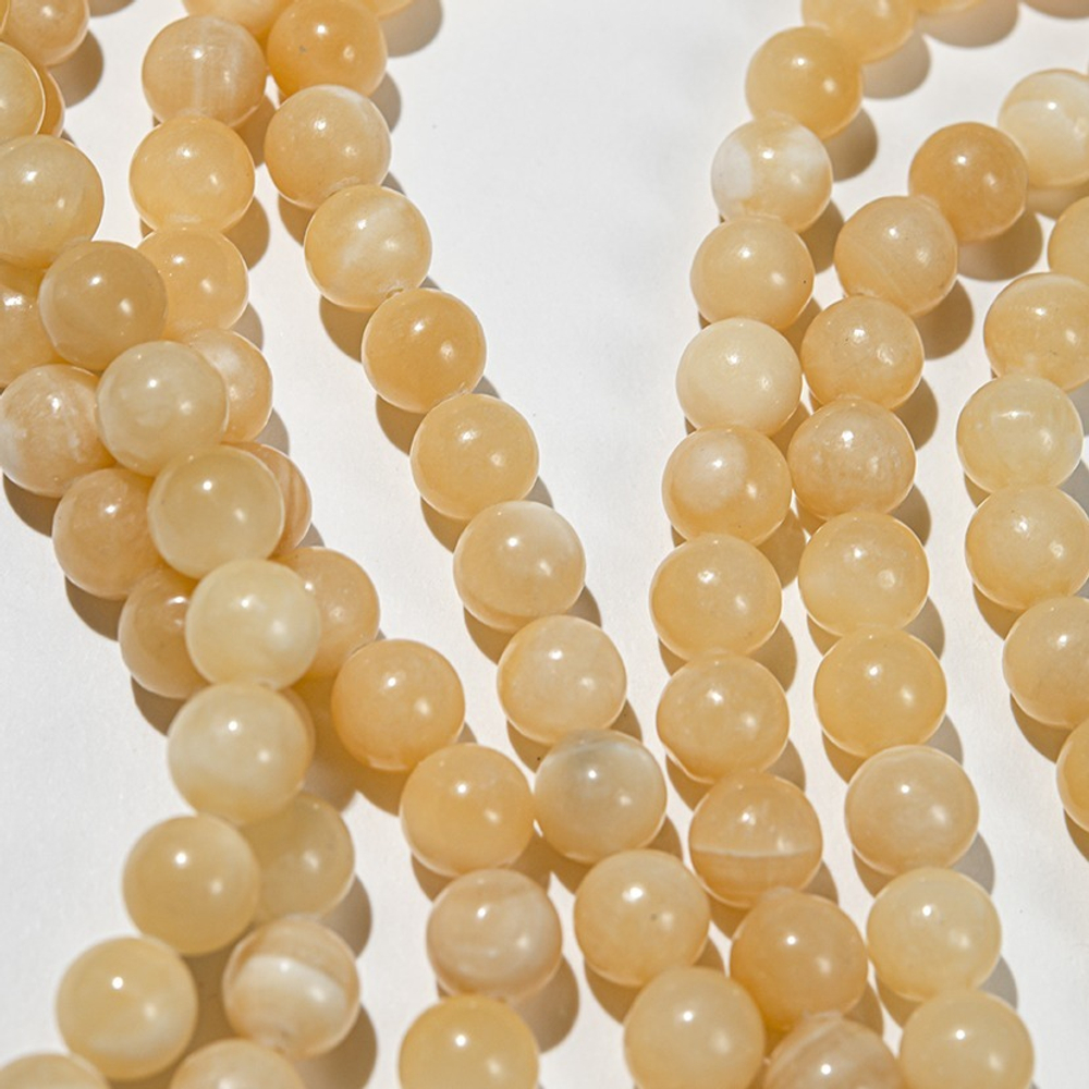 Желтый кальцит, 10,2мм, шар