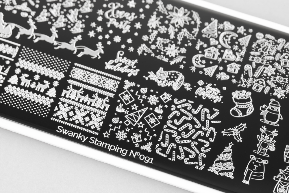 Пластина Swanky Stamping 091 Новогодняя!