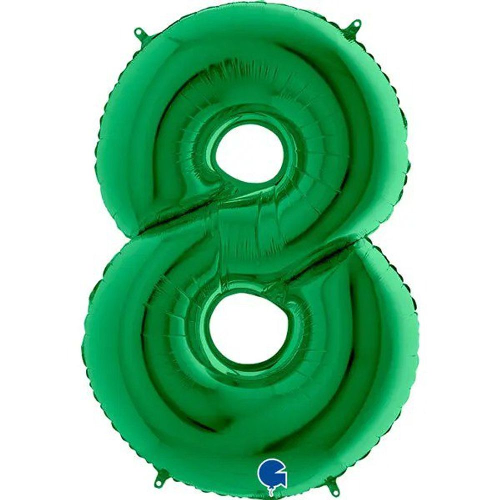 Цифра "8" Зелёный