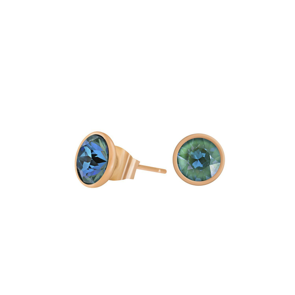Серьги пусеты Fiore Luna Silky Sage Delite SWE298 SSD RG