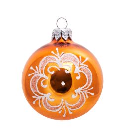 Элита НФШ-1378/5 Набор ел.украшений Шар 3шт «Снежинка» 65 мм