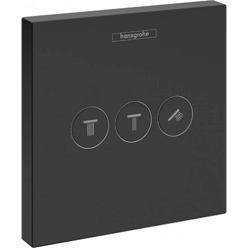 Запорный вентиль Hansgrohe Select 15764670 черный матовый