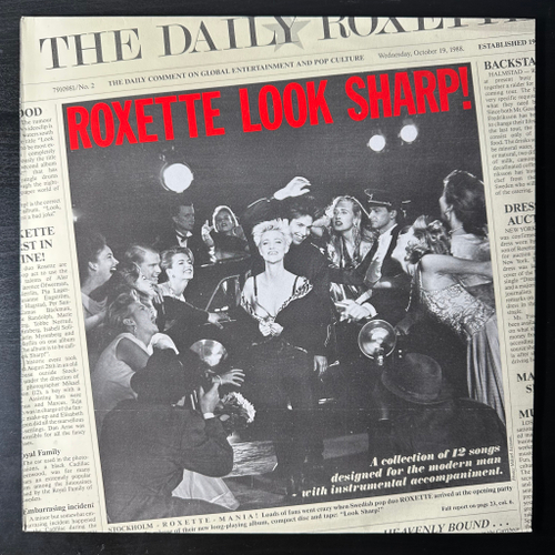 Roxette ‎– Look Sharp! (Испания 1988г.)