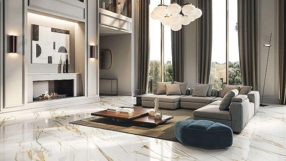 Керамогранит Italon Stellaris Calacatta Gold рет 610010002832 60х120 см