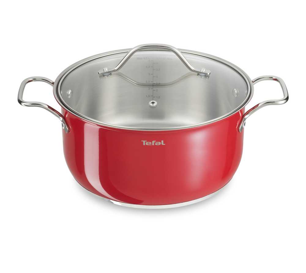 Набор посуды Tefal Intuition Colors 6 предметов 1,2/2,5/4,5л 16/20/24см B903S374