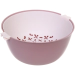 Дуршлаг пластиковый «SEGRETO» 22*23*10см пыльная роза