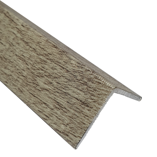 Угол 20*20мм "DO-4" 2,7м Дуб дымчатый (46) ламинир. алюм.