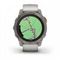 Умные часы Garmin FENIX 7 PRO Sapphire Solar титановый серый с серо-оранжевым ремешком