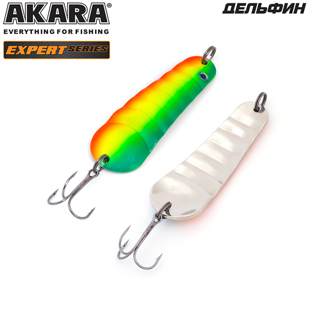 Блесна колебалка Akara Expert Дельфин 75 мм 21 гр. 5/SIL