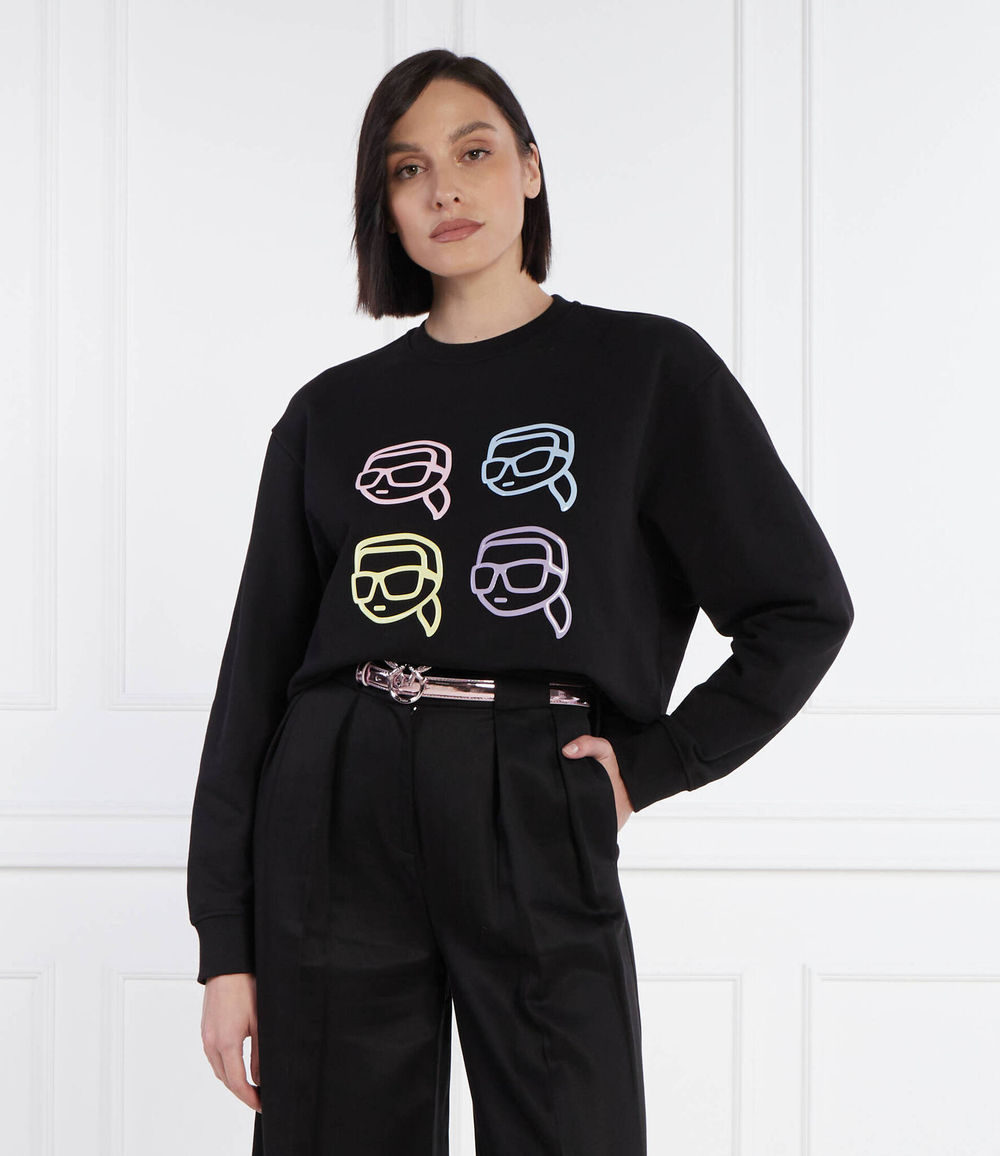 Худи ikonik 2.0 Karl Lagerfeld - черный(241W1801)