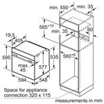 Встраиваемый духовой шкаф BOSCH HSG7361B1 Serie 8