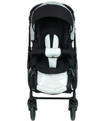 Детская коляска Alis Alvaro 2 в 1 Al 04 т.серый+св.серый+белая кожа