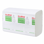 Полотенца бумажные 200 шт., LAIMA (H2) ADVANCED WHITE, 2-слойные, белые, КОМПЛЕКТ 20 пачек, 24×21,5, Z-сложение.