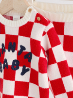 Джемпер и легинсы в комплекте для малышей Next G01-027, Красный, Молочный