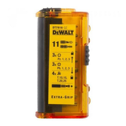 Набор бит 11 шт. пластиковый бокс DEWALT DT7916
