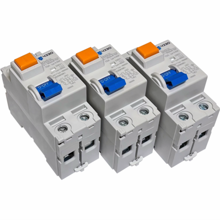 Дифференциальный автоматический выключатель KNS3L-AC-2P-B10