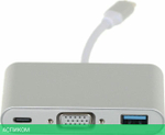 Разветвитель Palmexx PX/HUB-057 серебристый