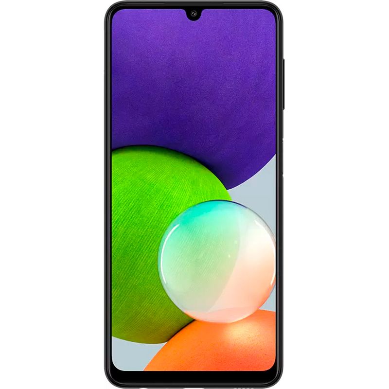 Смартфон Samsung Galaxy A22 128GB Black (SM-A225F)  Черный Ростест Оф. Гарантия