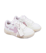 Кожаные кроссовки slim out of office OFF-WHITE - белый(OWIA276S 24LEA001)