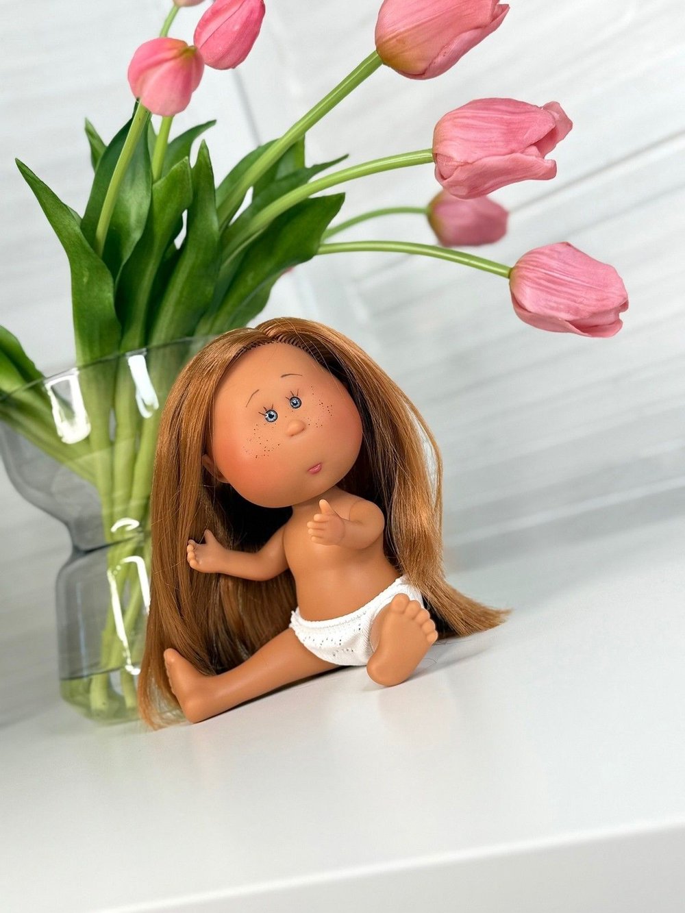 Кукла Nines виниловая 23см Little Mia Latina без одежды (3199WL4)