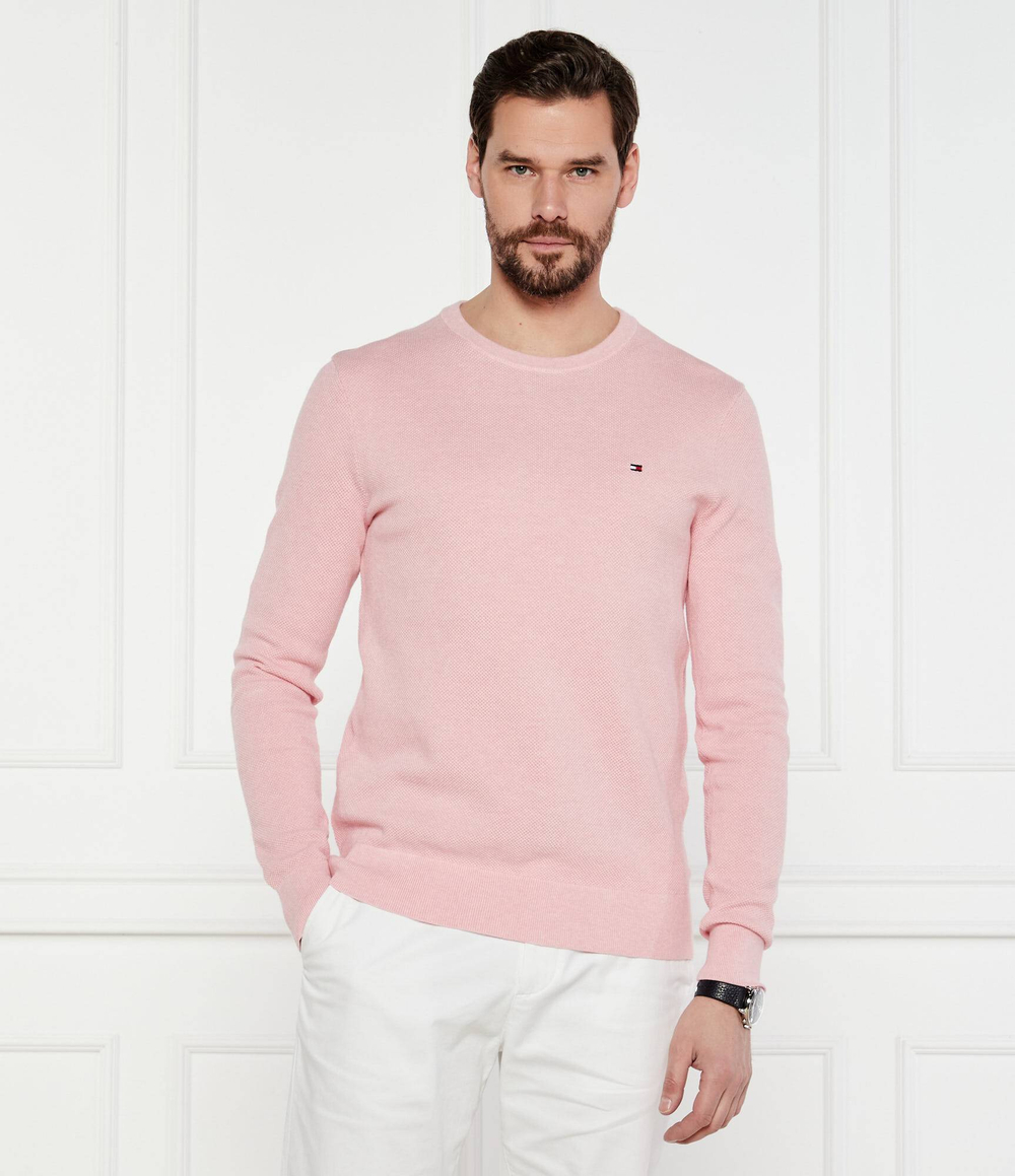 Свитер Tommy Hilfiger - пудро-розовый(MW0MW36347)