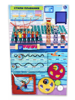 Дидактическая настенная панель серии Мир спорта