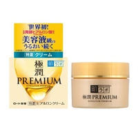 Увлажняющий крем на основе 7 видов Гиалуроновой кислоты Rohto Hada Labo Gokujyun Premium Hydrolyzed Hyaluronic Acid Cream 50г