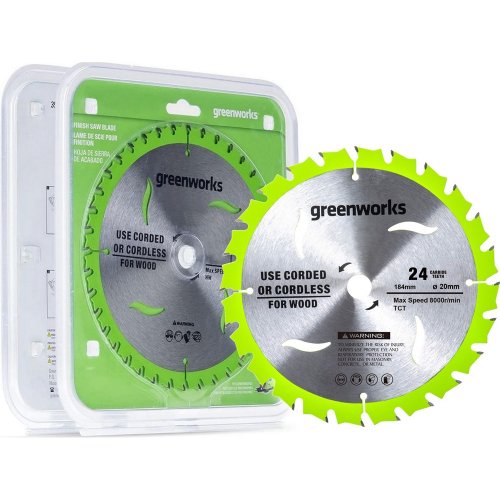 Диск пильный GREENWORKS 184x20х24T   2943407