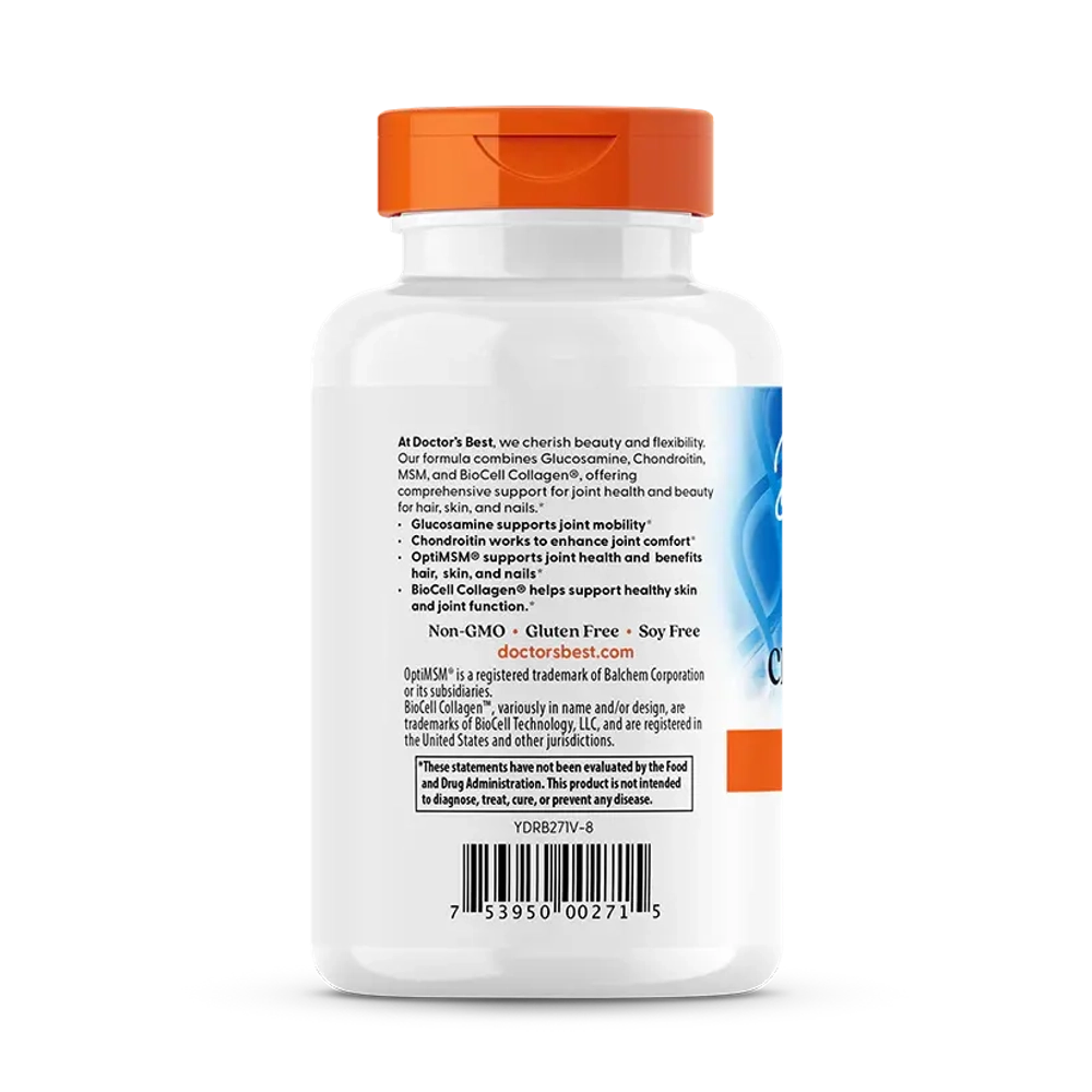Glucosamine Chondroitin MSM + Hyaluronic Acid 150 капсул Doctors Best