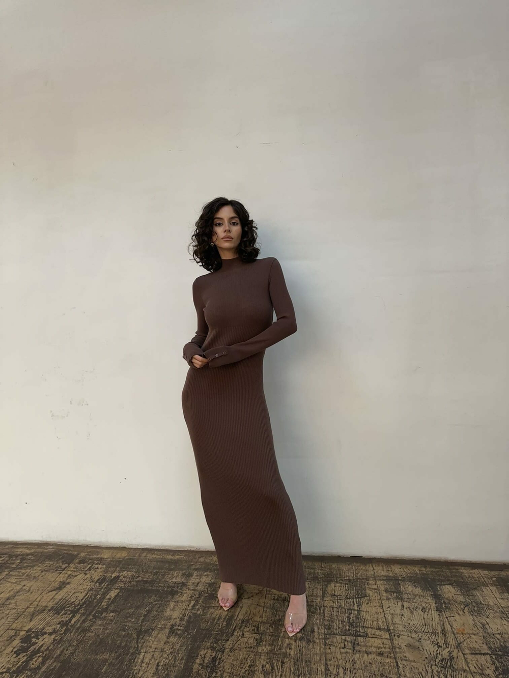 Платье DRESS, шоколадный