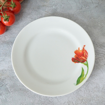 Тарелка 175мм мелкая форма Идиллия Тюльпан