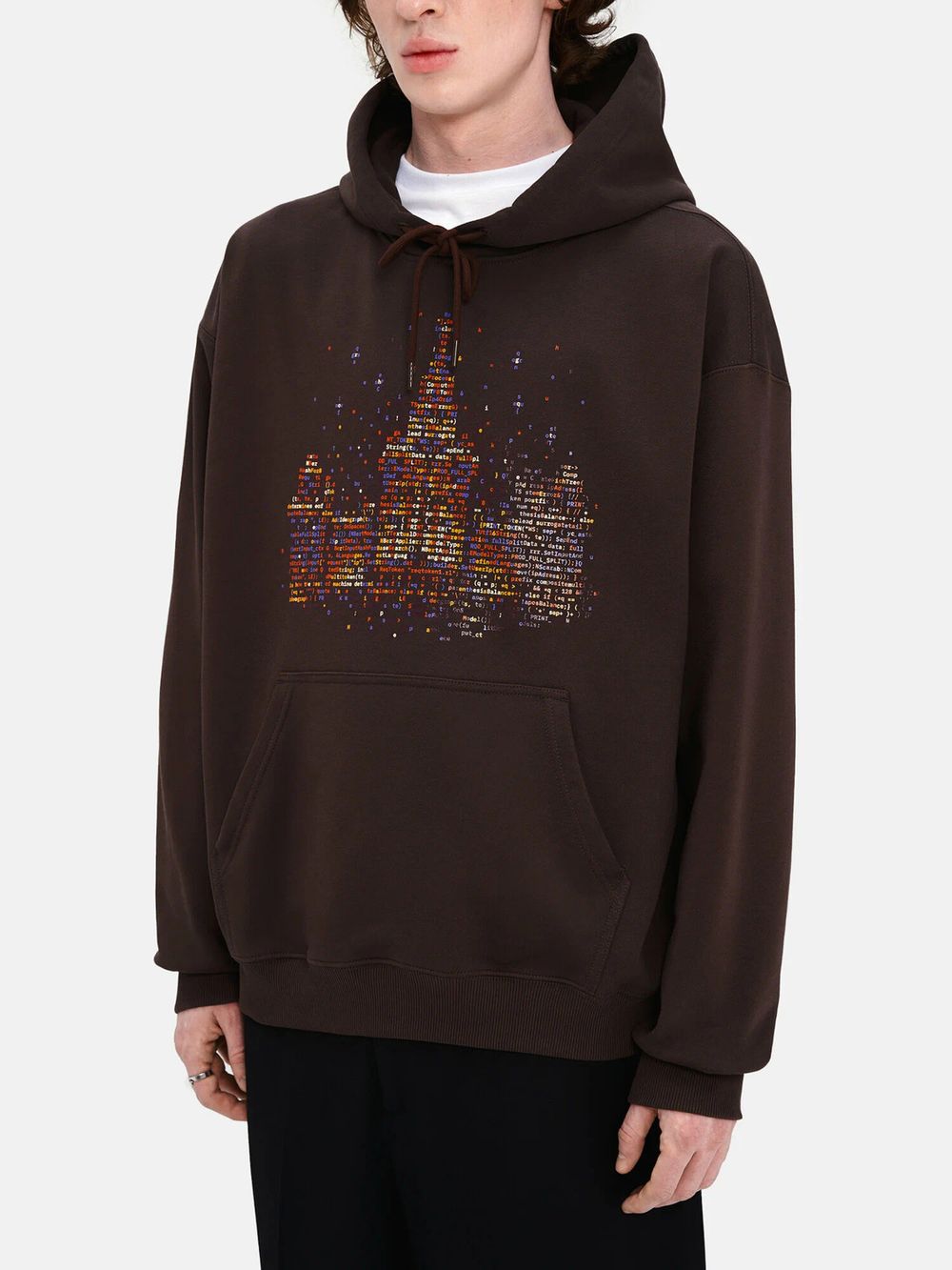 Худи Яндекс «Культурный код Москвы» МГУ коричневый